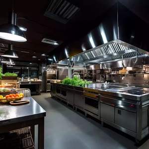 وحدة طهي عالية الكفاءة بقدرة 15 كيلو وات 3 شعلة مع فرن وحدات للمطاعم - Product Image 1