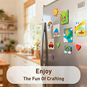Autocollants magnétiques créatifs personnalisés pour étudiants, décoration de messages, cadeau DIY, aimants de réfrigérateur en acrylique sur mesure - Product Image 2