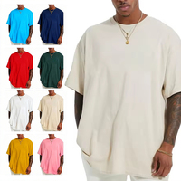 T-shirts YUBAO personnalisés avec logo d'usine, surdimensionnés, col rond, en coton écologique, de haute qualité, pour hommes