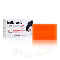 Savon éclaircissant pour la peau à l'acide kojique Kojie San, éliminateur de taches brunes, unifiant le teint, nettoyant pour le visage et le corps, OEM, étiquette privée