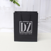 Sac cadeau en papier fourre-tout de luxe imprimé avec logo personnalisé, sac à provisions d'emballage de boutique avec logos, sacs en papier avec votre propre logo
