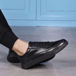 Chaussures en cuir de haute qualité pour hommes, chaussures de sport décontractées, chaussures de marche tendance pour hommes - Product Image 1