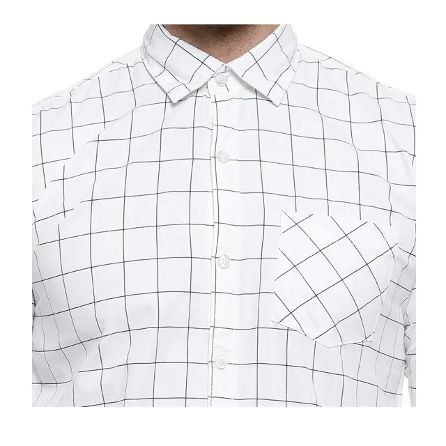 शीर्ष गुणवत्ता सज्जनों प्लेड पोशाक शर्ट कस्टम में निजी लेबलिंग और पैकेजिंग में उपलब्ध थोक