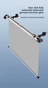 Modern Summer <strong>Car</strong> <strong>Sunshade</strong> Durable Polyester With Aluminum Frame Retractable Windshield <strong>Sunshade</strong> Blocks UV Rays Anti-UV - Product Image 5