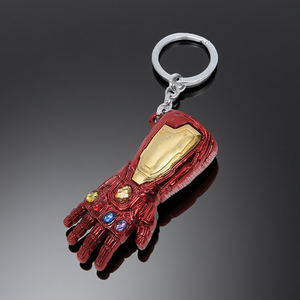 Portachiavi con Ciondolo Guanto di Potenza Infinita, Tema <span class=keywords><strong>Supereroe</strong></span> Iconico, Regalo Souvenir per Bambini, Adolescenti, Fan di Cosplay, Gadget per Feste - Product Image 1