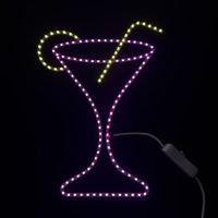 Panneau lumineux LED en cuivre HFY-Letter Board, 5V DC, multicolore, haute luminosité CRI90, garantie 3 ans