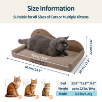 Offre Spéciale grand canapé chat gratter luxe écologique papier ondulé chat grattoir fournitures pour animaux de compagnie