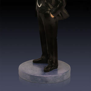 Estatuilla de cabeza de Bobble personalizada del Primer Ministro del Reino Unido Churchill exquisito artículo de decoración para el hogar estatuilla de resina transfronteriza al por mayor - Product Image 3