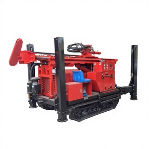 מקדחת קידוח מים ניידת על זחלים לעומק 3 מטרים עם כננת הידראולית, מגדל קידוח 8500, הספק 87 קילוואט, מקדחת סיבובית לכרייה - Product Image 3