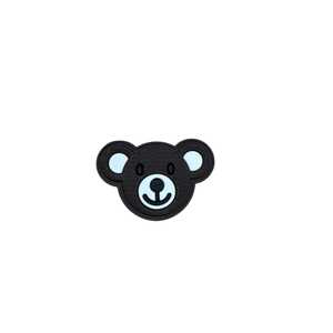 Parche de goma de PVC suave con diseño de oso adorable personalizado, etiqueta 3D para ropa de niños, prendas de bebé, bolsos y mochilas - Product Image 2