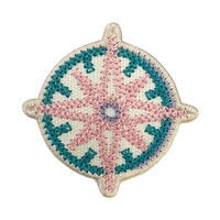 Chaud personnalisé saint valentin paillettes lettre coeur patch amour fer sur chenille patchs brodé appliqué perlé broderie