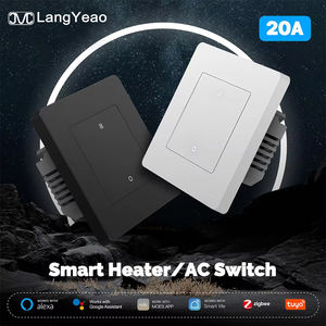 Moes Star Series ZigBee Tuya Smart Home 20A Smart Switch App Temporizado Monitoreo de energía AC Calentador de agua Interruptor de aire acondicionado - Product Image 1