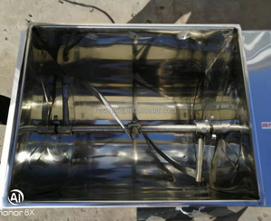 食品産業用パウダーミキサー水平動物飼料リボンミキサー50kg混合機電気加熱ミキサーブレンダー - Product Image 6