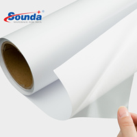 Vinilo autoadhesivo de PVC mate brillante 100mic 140g SAV Medios de impresión de inyección de tinta