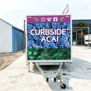 Mobile Spain Churros Trailer Coffee Kiosk Bakery Snack Food Truck Ice Cream Cart Mobile Kitchen Pizza Food Truck - Product Image 5