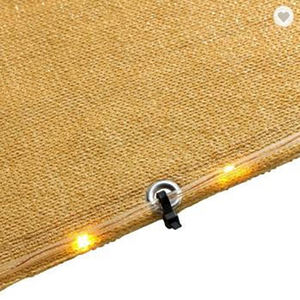 Tenda a vela con la Luce del LED <span class=keywords><strong>95</strong></span> Anti UV Del Sole Vela Netto di Stoffa Paralume In Tessuto - Product Image 5