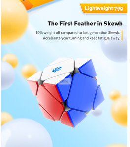 Nouveau <span class=keywords><strong>Cube</strong></span> Magique Professionnel en Plastique ABS - Gan pour M Positionnement du Noyau Amélioré Unisexe Jouet Éducatif Magnétique pour Enfants 3x3 - Product Image 2