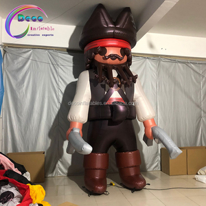 Inflatable captain jack event decoration Inflatable Cartoon Characters Pirate Captain with sword and pistol - Product Image 2
