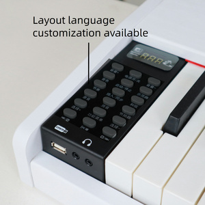 <span class=keywords><strong>Clavier</strong></span> de piano numérique en bois sensible au toucher à 88 touches personnalisé BD-885 avec port MIDI, instruments de <span class=keywords><strong>musique</strong></span> électroniques, fabrication OEM - Product Image 2