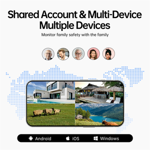 Kamera IP Tenaga Surya Konsumsi Daya Rendah 4MP ICsee Kamera Keamanan CCTV PTZ Luar Ruangan Pengawasan Wifi Penglihatan Malam Deteksi Gerakan - Product Image 6