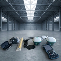 Sistem GNSS RTK Base Rover 7000mAh Baterai 16 Jam Tahan Lama IP67 Tahan Cuaca -20C +75C Suhu Operasi Multi-Konstelasi Multi-Frekuensi Laser