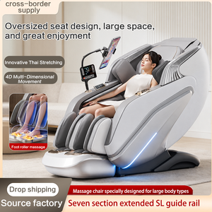 Silla de Gravedad Cero 4D, Compresión de Cuerpo Completo con Airbag, Shiatsu, Música, Reclinable - Product Image 1