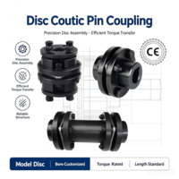 Accouplement élastique JM exclusif pour l'Amérique, en acier inoxydable, capacité de couple supérieure, structure à disque, personnalisable OEM