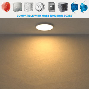 Plafonnier encastré LED 7 pouces 15W pour intérieur US/CA, 5 températures de couleur modifiables, pour salon - Product Image 4