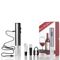 Ensemble d'accessoires de cuisine, cadeau pour hommes et femmes, Gadget tendance, ouvre-bouteille électronique, tire-bouchon à vin, Kit d'outils Rechargeable