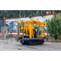 Foreuse de puits profonds entièrement hydraulique légère et mobile HW-230L, 230 m, 15 kW, type chenillé