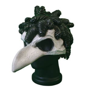 Maschera da Corvo Little Nightmares, Casco Integrale per Cosplay Animale, Costume di Halloween, Accessorio per Feste in Maschera - Product Image 1