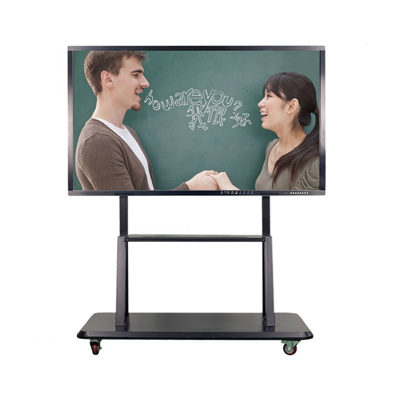 75 дюймов 4K с антибликовым покрытием UHD светодиодный сенсорный дисплей Смарт доска интерактивная сенсорная панель сенсорный экран все в одном ПК монитор для офиса