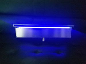 Mur à lames <span class=keywords><strong>d</strong></span>'<span class=keywords><strong>eau</strong></span> en acier inoxydable éclairé par <span class=keywords><strong>LED</strong></span> pour <span class=keywords><strong>piscine</strong></span> et jardin Caractéristique Cascade - Product Image 4