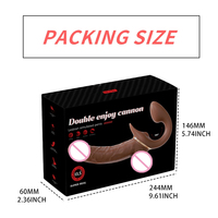 Vibrador Doble para Mujeres Adultas, Dildo para Parejas, Juguete Sexual para Chicas, Juguete Sexual Lésbico para Hombre y Mujer