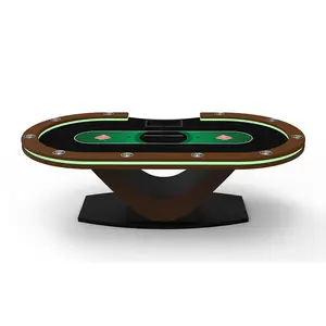 Aobo工場卸売価格テキサステーブルカスタマイズ美しいテキサスポーカーテーブルカジノに適しています