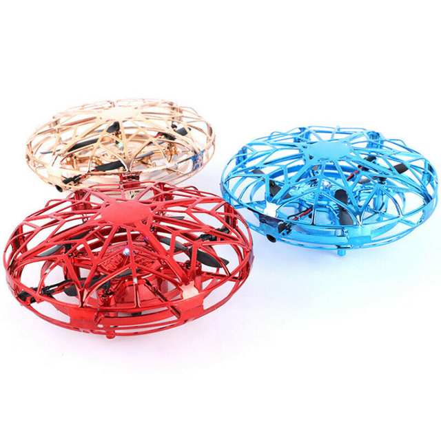 Hot Sale Z4 LED UFO RC Drone Mini Drone Flying Ball Without Remote Controller Induction Interactive for Christmas Toy