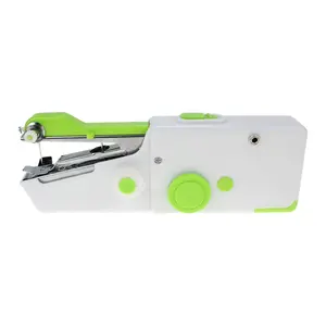 2023 Popular Green Custom handheld convenient multi function sewing machine handheld sewing machine