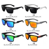 Classique rétro polarisé Vision nocturne lunettes de soleil carré Anti Uv peinture cyclisme sport conduite lunettes de soleil hommes