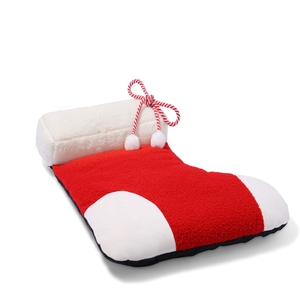 UFBemo, nueva cama navideña para mascotas, gato, cachorro, cueva, nido, calcetín, calentamiento suave, diseñador navideño, cama <span class=keywords><strong>de</strong></span> lujo para perros - Product Image 6