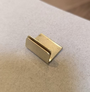 Base de Soporte de Escritorio de Latón Negro de 4 cm para Etiquetas de Precio, Tarjetas de Visita, Notas, Mensajes, Organizador de Escritorio, Identificador de Alimentos - Product Image 4