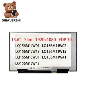 Shiwuershi Original Nuevo A+ 15.6" 1920x1080 Slim EDP 30 Pines TFT Pantalla LCD para Portátil LQ156M1JW01 02 <span class=keywords><strong>13</strong></span> 15 31 <span class=keywords><strong>41</strong></span> 43 - Product Image 1