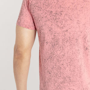 T-shirt surdimensionné en coton 100% lourd 2024 T-shirt d'été uni Streetwear T-shirt brodé pour hommes - Product Image 4