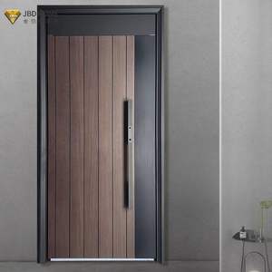 <span class=keywords><strong>Porte</strong></span> <span class=keywords><strong>d</strong></span>'<span class=keywords><strong>entrée</strong></span> extra large en bois massif, <span class=keywords><strong>double</strong></span> <span class=keywords><strong>porte</strong></span> minimaliste avec verrouillage multipoints pour l'extérieur des villas de luxe - Product Image 2