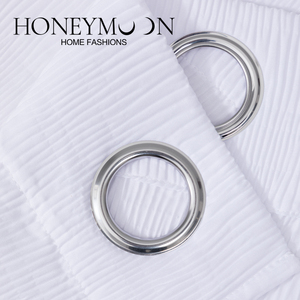 Luna di miele vendita calda trattamento morbido naturale asta tasca piega 85gsmMF piega finestra 4 pezzi pannelli <span class=keywords><strong>per</strong></span> <span class=keywords><strong>tende</strong></span> <span class=keywords><strong>per</strong></span> soggiorno - Product Image 3
