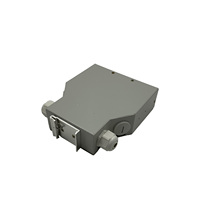 Boîtier de distribution de fibre optique 12 cœurs sur rail DIN, type LC Duplex, pour armoire intérieure