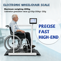 Balance médicale numérique pour fauteuil roulant, en acier, avec écran LCD, personnalisation OEM, capacité robuste, haute précision, garantie 1 an