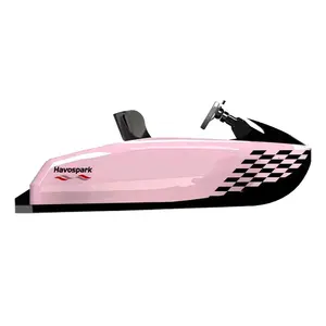 Nuove tendenze ad alte prestazioni attrezzature per giochi d'acqua a getto elettrico ad acqua Mini Karting barca di salvataggio
