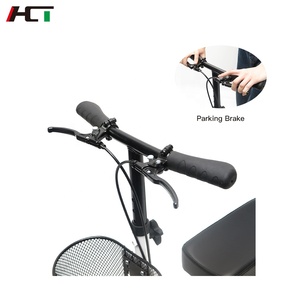 ホットセール！操縦可能な経済的な折りたたみ式スチール製ニーウォーカー（バスケット付き）、松葉杖の代替、障害者用ニーウォーカー - Product Image 5