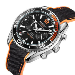 Reloj Mecánico de Lujo para Hombre, Caja de Aleación, Esfera de Cristal, Deportivo, Resistente al Agua, Cronógrafo, Pantalla Analógica Automática, Correa de 22 mm - Product Image 1
