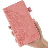Agenda de poche DAY 2027, planificateur hebdomadaire et mensuel, carnet de style mandala